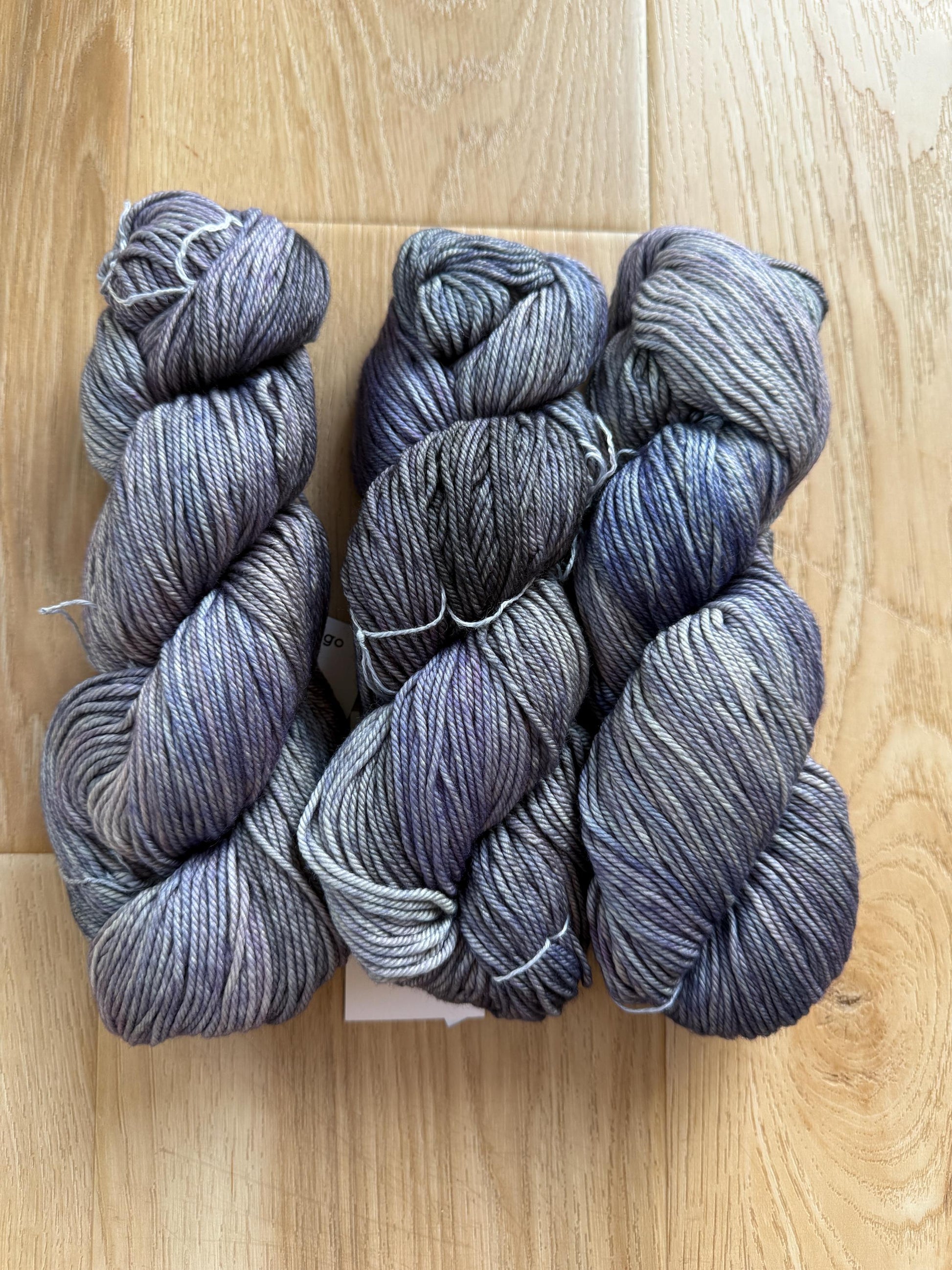 Malabrigo Rios Winter Lake Yarn – Worsted Weight Superwash Merino Wool, Hand Dyed Soft Yarn