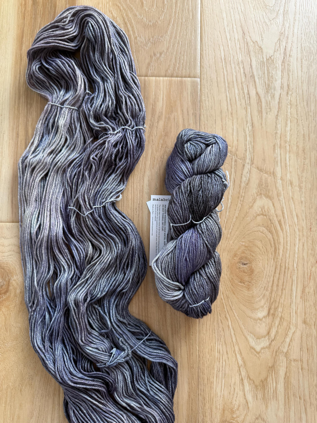 Malabrigo Rios Winter Lake Yarn – Worsted Weight Superwash Merino Wool, Hand Dyed Soft Yarn