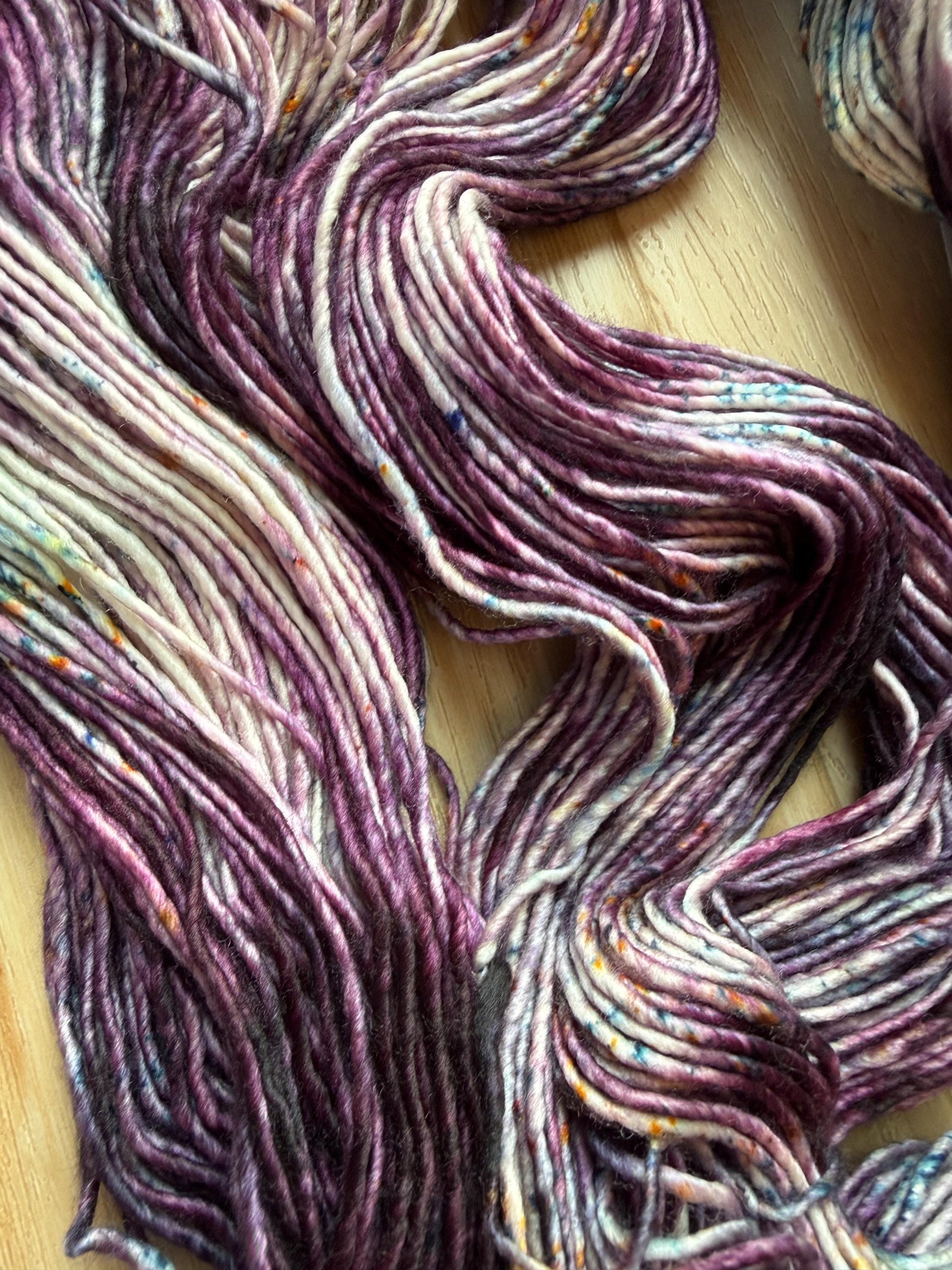 Malabrigo washted Yarn Ursula – Worsted Weight Superwash Merino Wool, Hand Dyed Soft Yarn, worsted weight wool yarn, black purple yarn