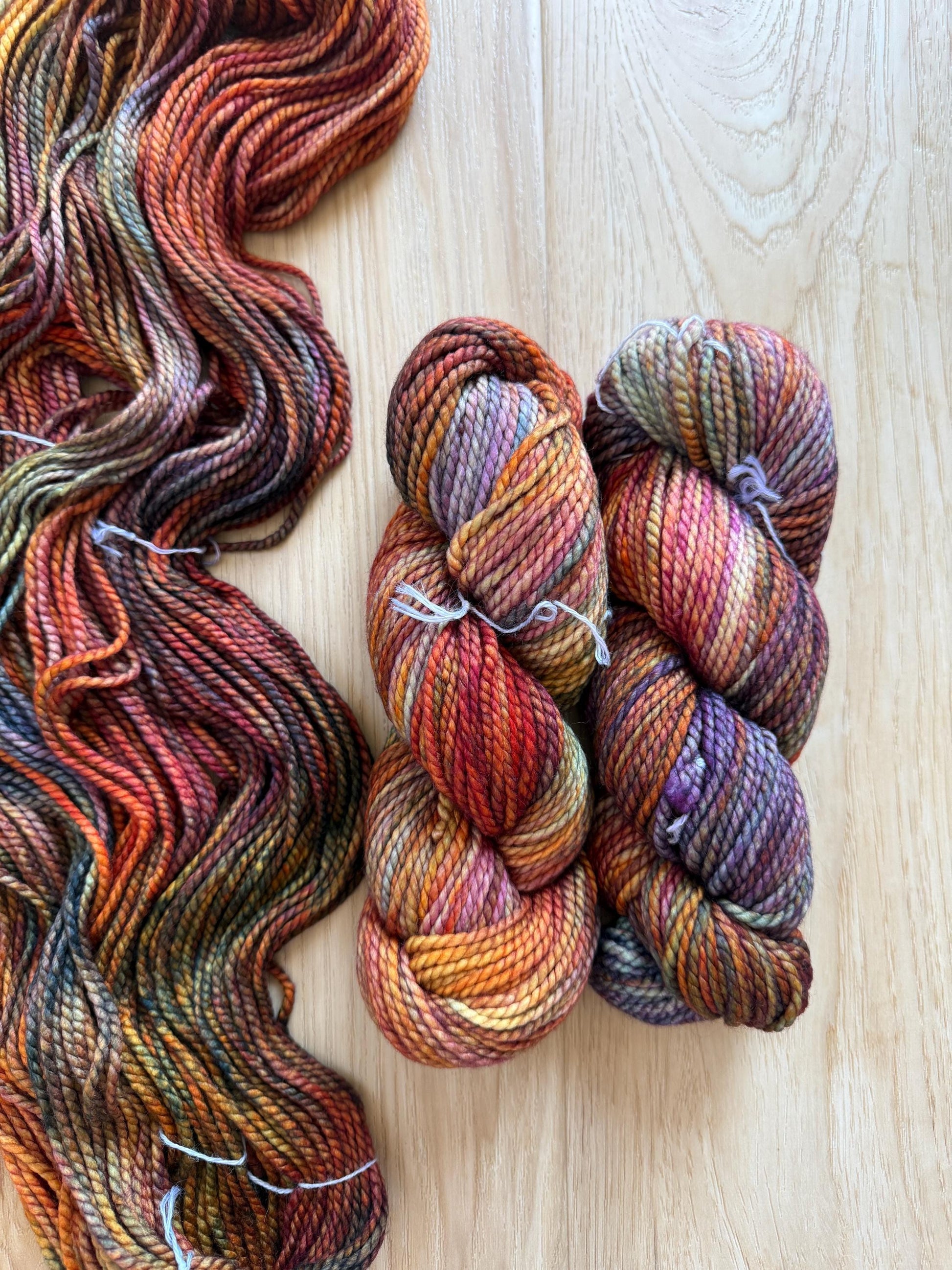 Malabrigo Vientos Piedras– Bulky Weight Superwash Merino Wool, Hand Dyed Chunky Yarn, Soft 2 Ply Yarn for Knitting & Crochet