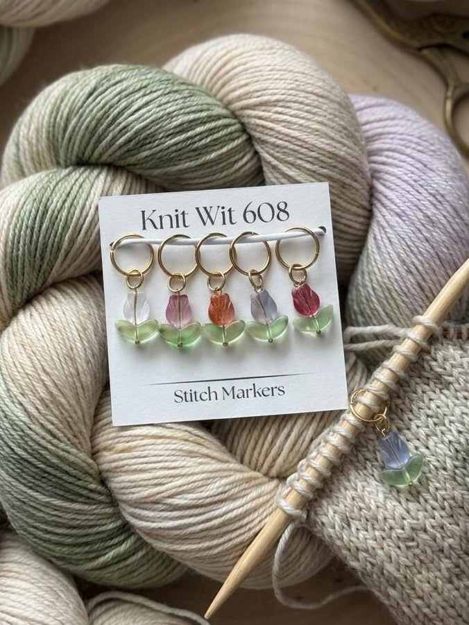 Tulip Stitch Markers