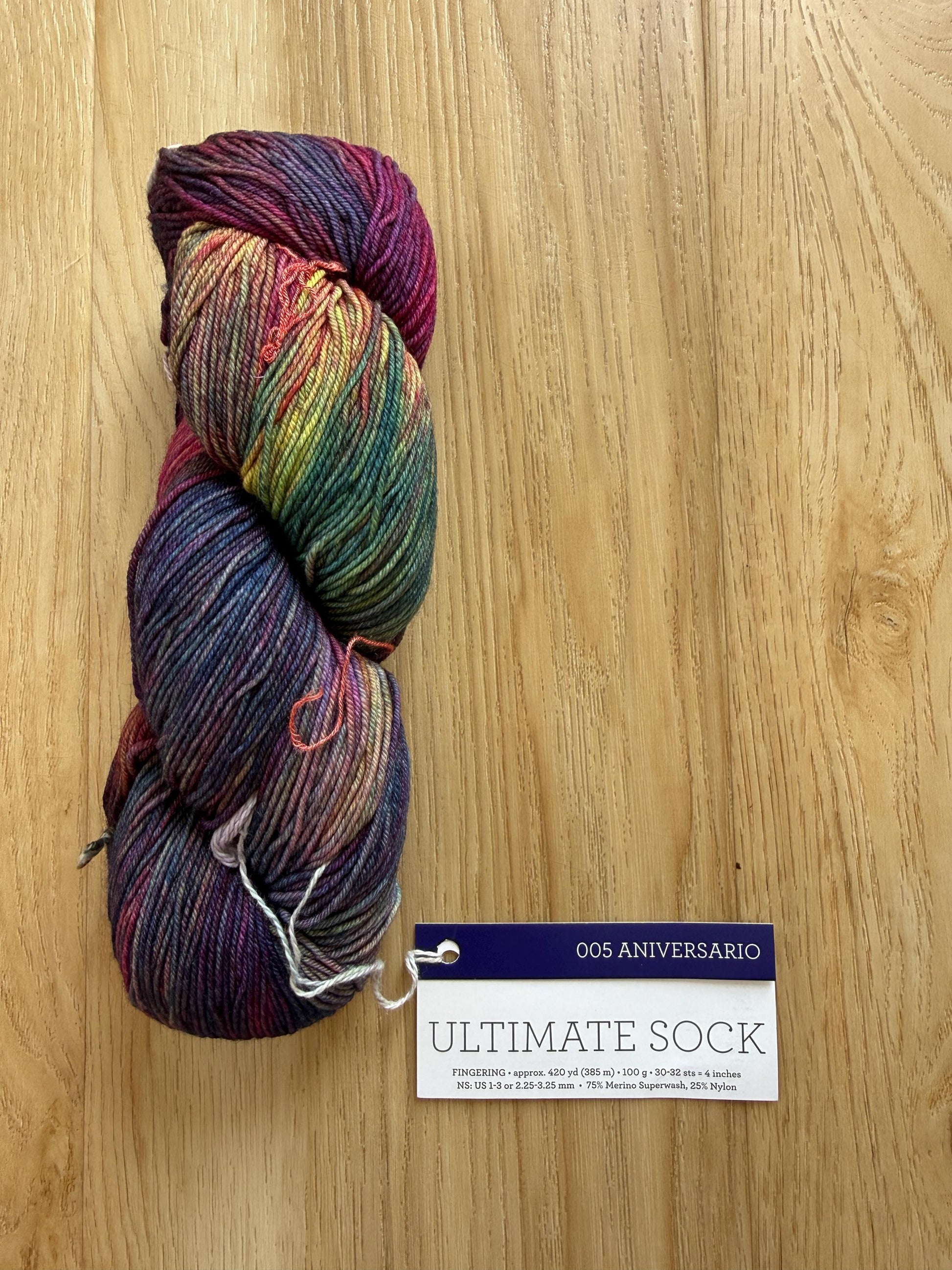 Malabrigo wool sock yarn - durable sock yarn