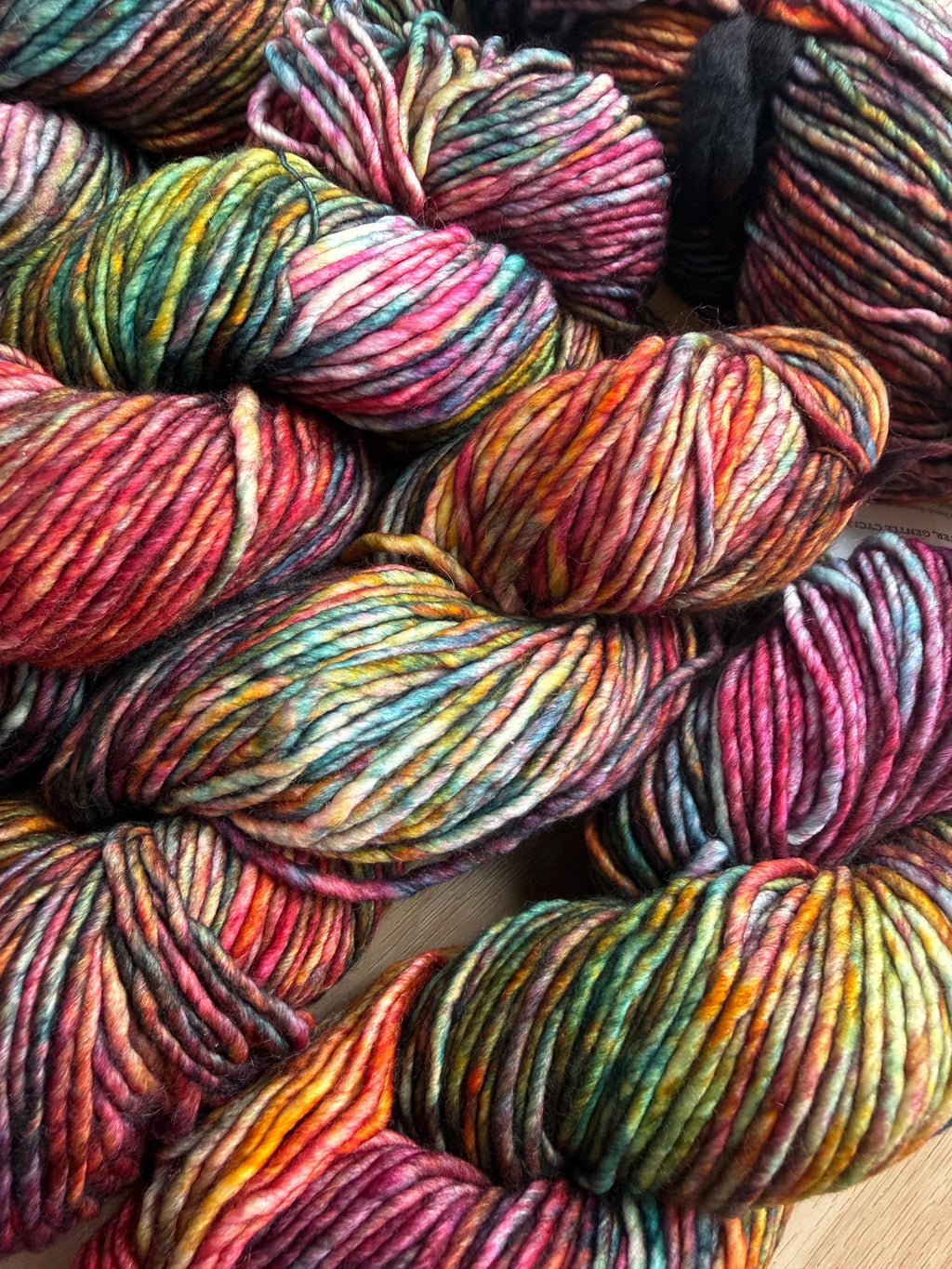 Malabrigo Mecha Diana Yarn – Bulky Weight Superwash Merino Wool, Hand Dyed Soft Single-Ply Yarn, Chunky Knitting & Crochet Yarn