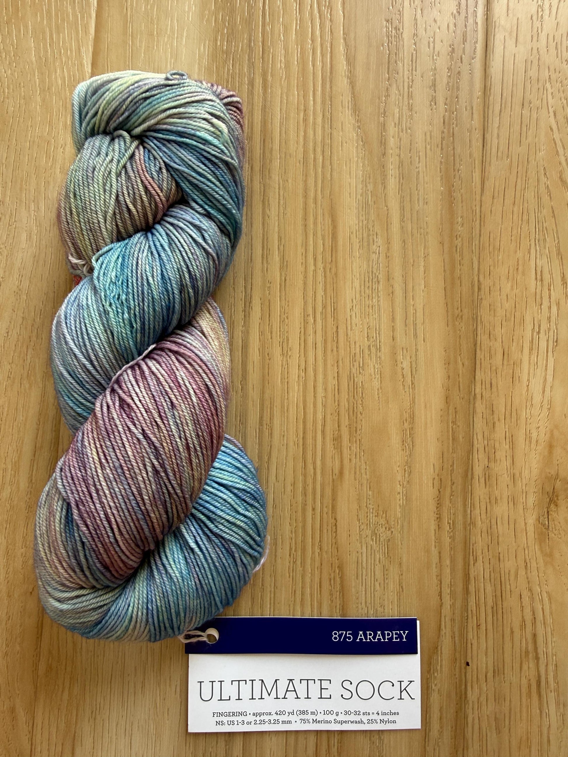 Malabrigo wool sock yarn - durable sock yarn