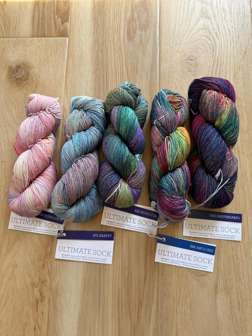 Malabrigo wool sock yarn - durable sock yarn