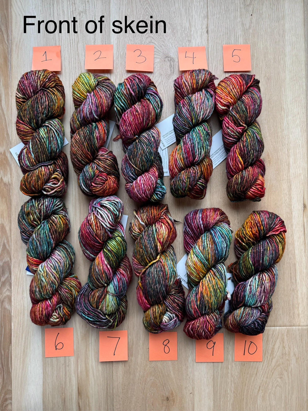 Malabrigo Mecha Diana Yarn – Bulky Weight Superwash Merino Wool, Hand Dyed Soft Single-Ply Yarn, Chunky Knitting & Crochet Yarn