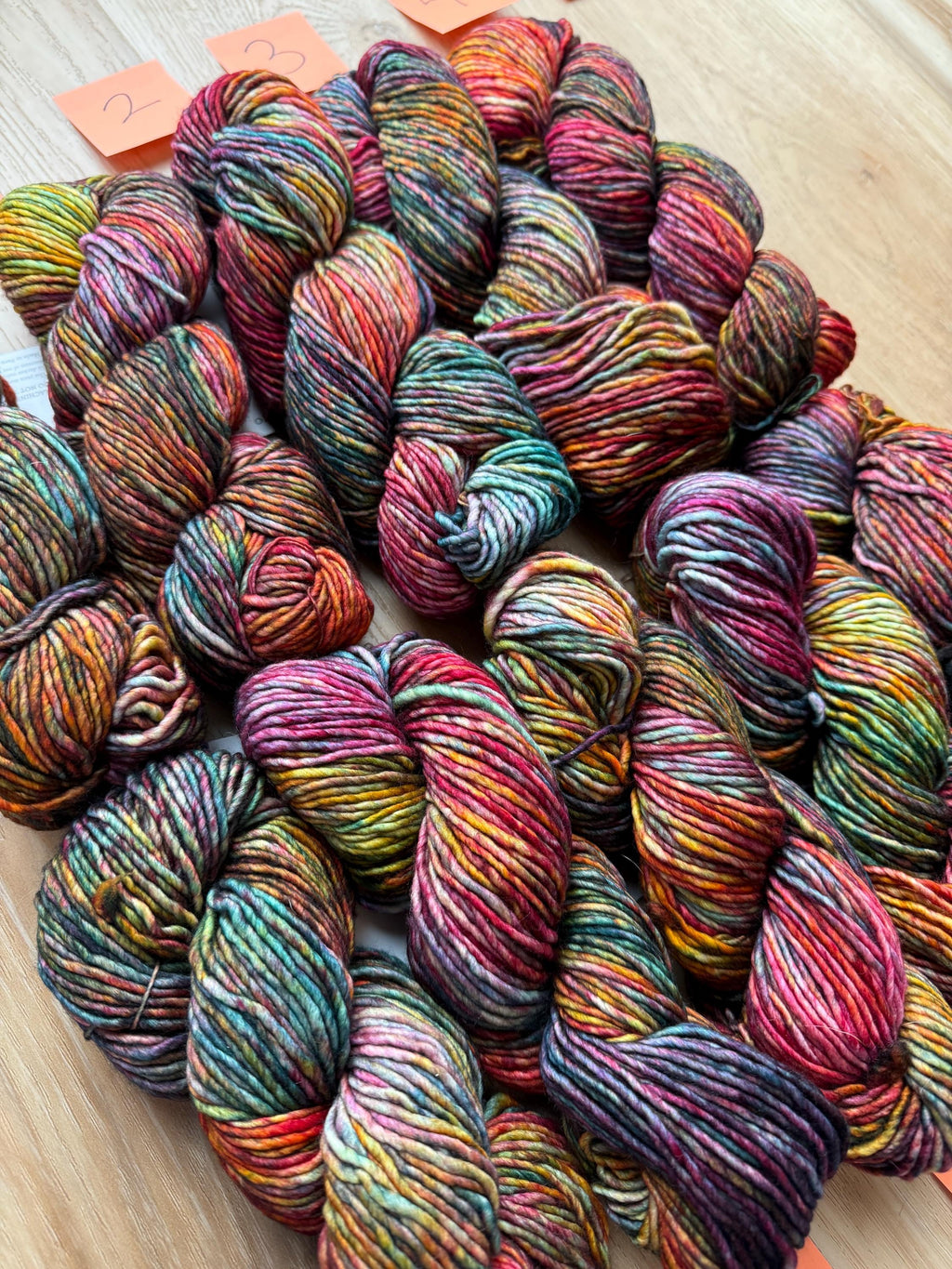 Malabrigo Mecha Diana Yarn – Bulky Weight Superwash Merino Wool, Hand Dyed Soft Single-Ply Yarn, Chunky Knitting & Crochet Yarn