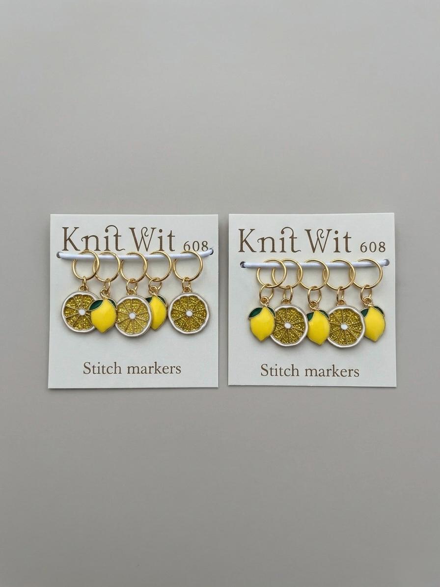 Knitting Project bag w pockets (medium), customized knitting project bag, craft supply/tool PLUS handmade stitch marker