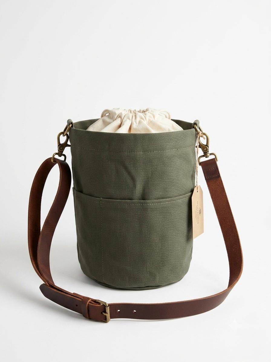 Knitting Project bag w pockets (medium), customized knitting project bag, craft supply/tool PLUS handmade stitch marker