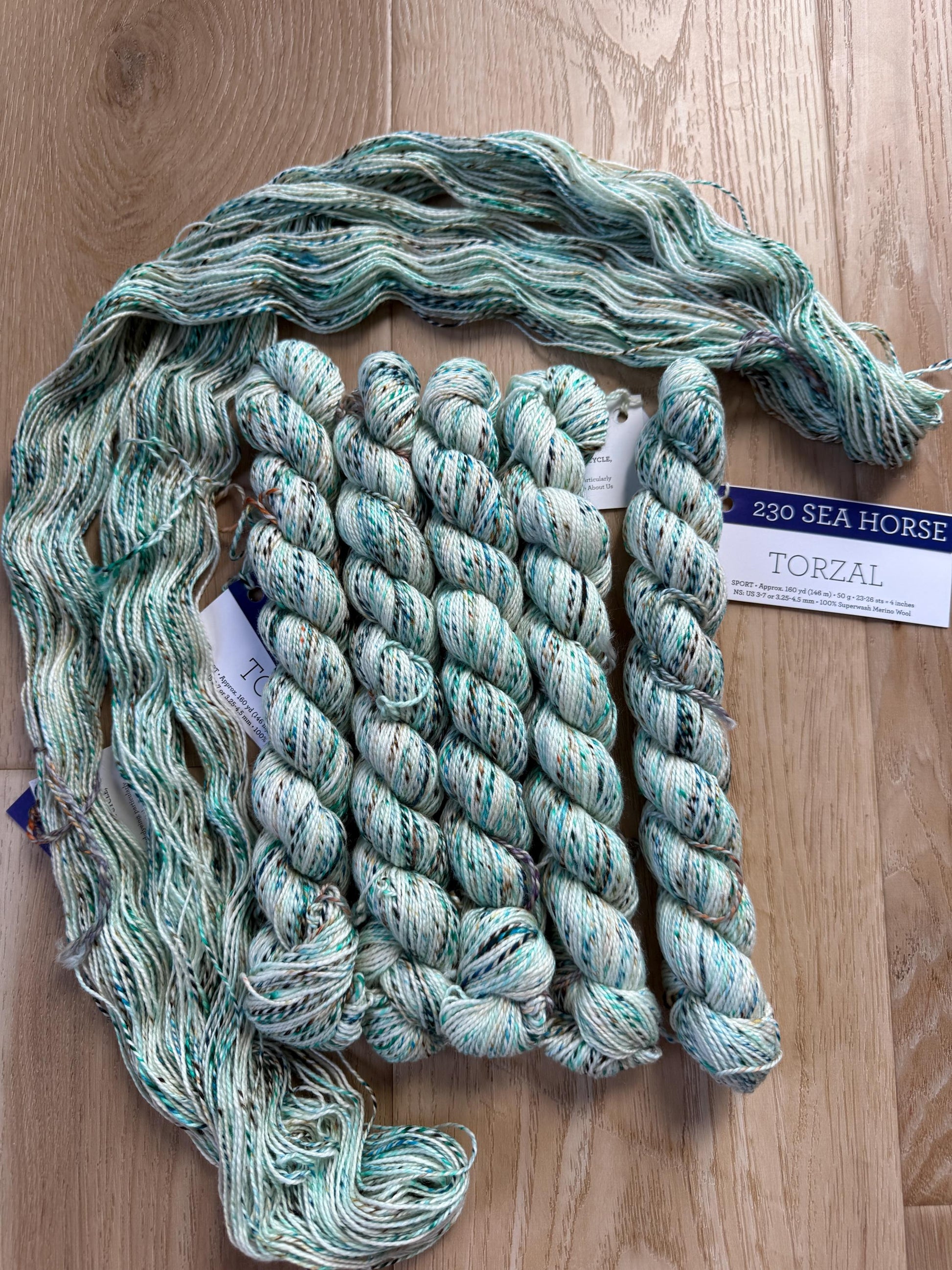 NEW! Malabrigo Torzal Sea horse - DK weight 100% merino wool