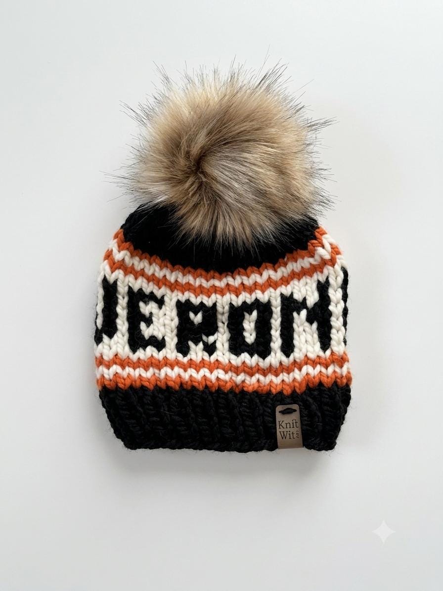 VERONA knit hat wool beanie, black Verona handmade knitted beanie, Verona winter hat