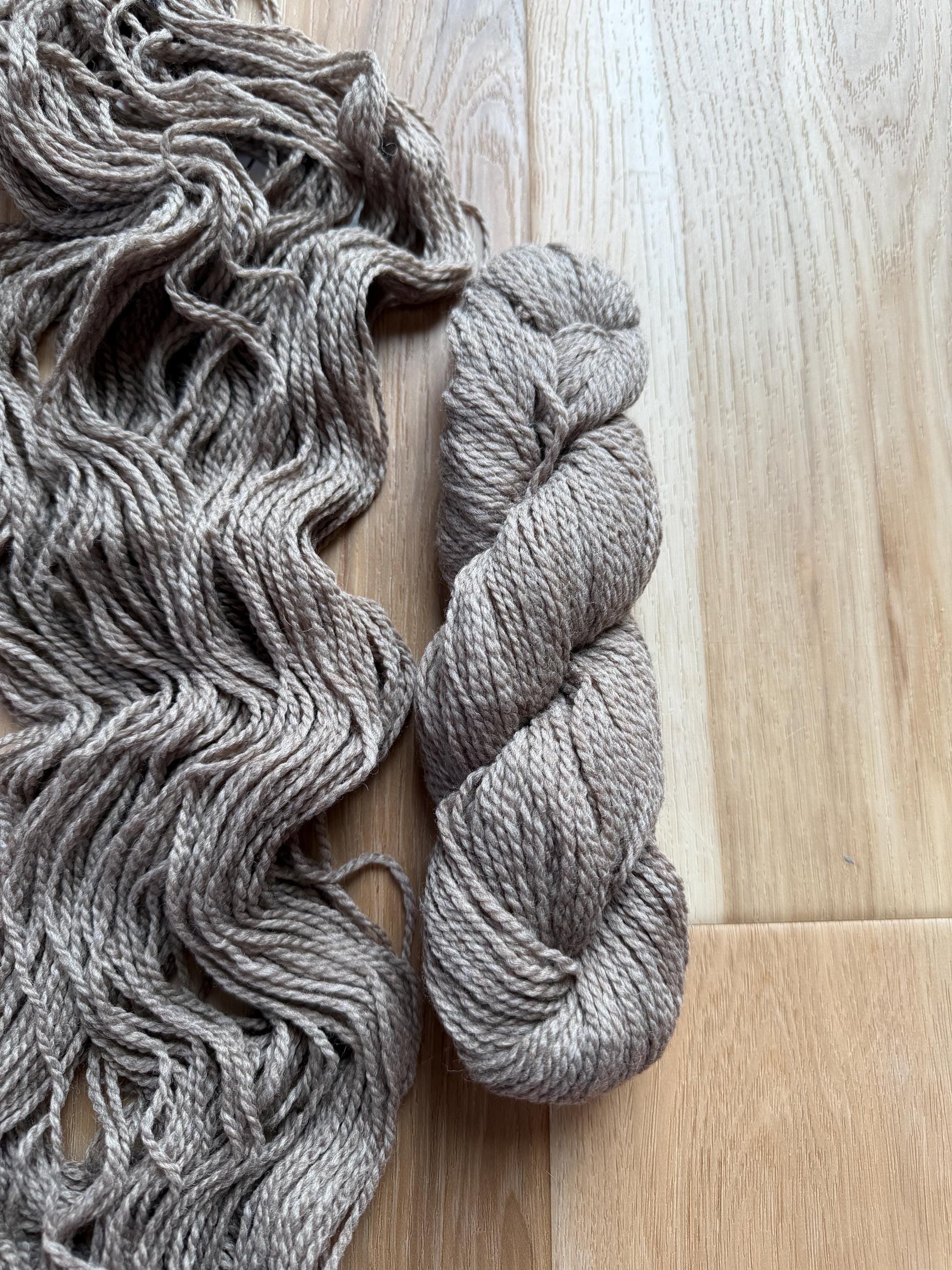 Blue Sky Fibers Highland Wool Yarn - grey yarn Gravel road yarn 100% Peruvian Highland Wool, Worsted Weight Yarn