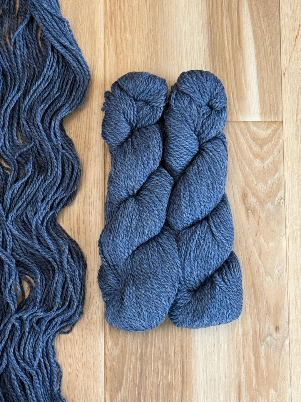 Blue Sky Fibers Highland Wool Yarn - Blue yarn October sky 100% Peruvian Highland Wool, Worsted Weight Yarn
