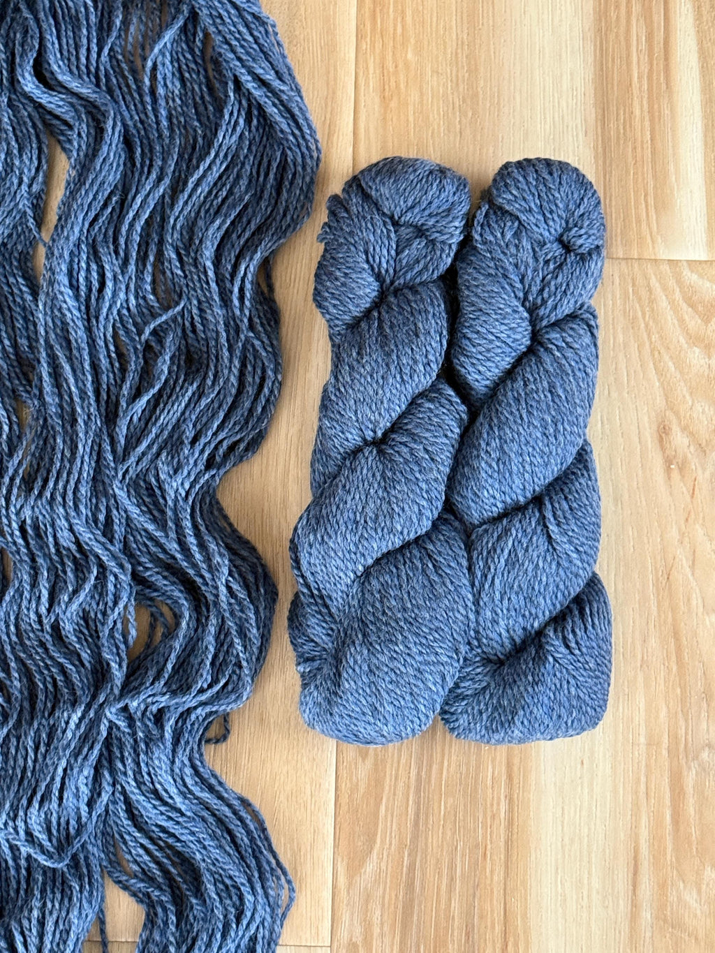 Blue Sky Fibers Highland Wool Yarn - Blue yarn October sky 100% Peruvian Highland Wool, Worsted Weight Yarn
