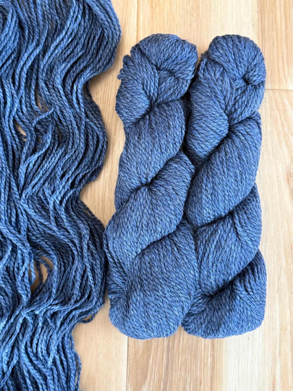 Blue Sky Fibers Highland Wool Yarn - Blue yarn October sky 100% Peruvian Highland Wool, Worsted Weight Yarn