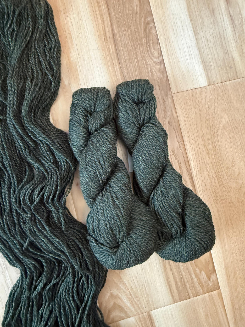 Blue Sky Fibers Highland Wool Yarn - Green yarn, wild thyme color 100% Peruvian Highland Wool, Worsted Weight Yarn