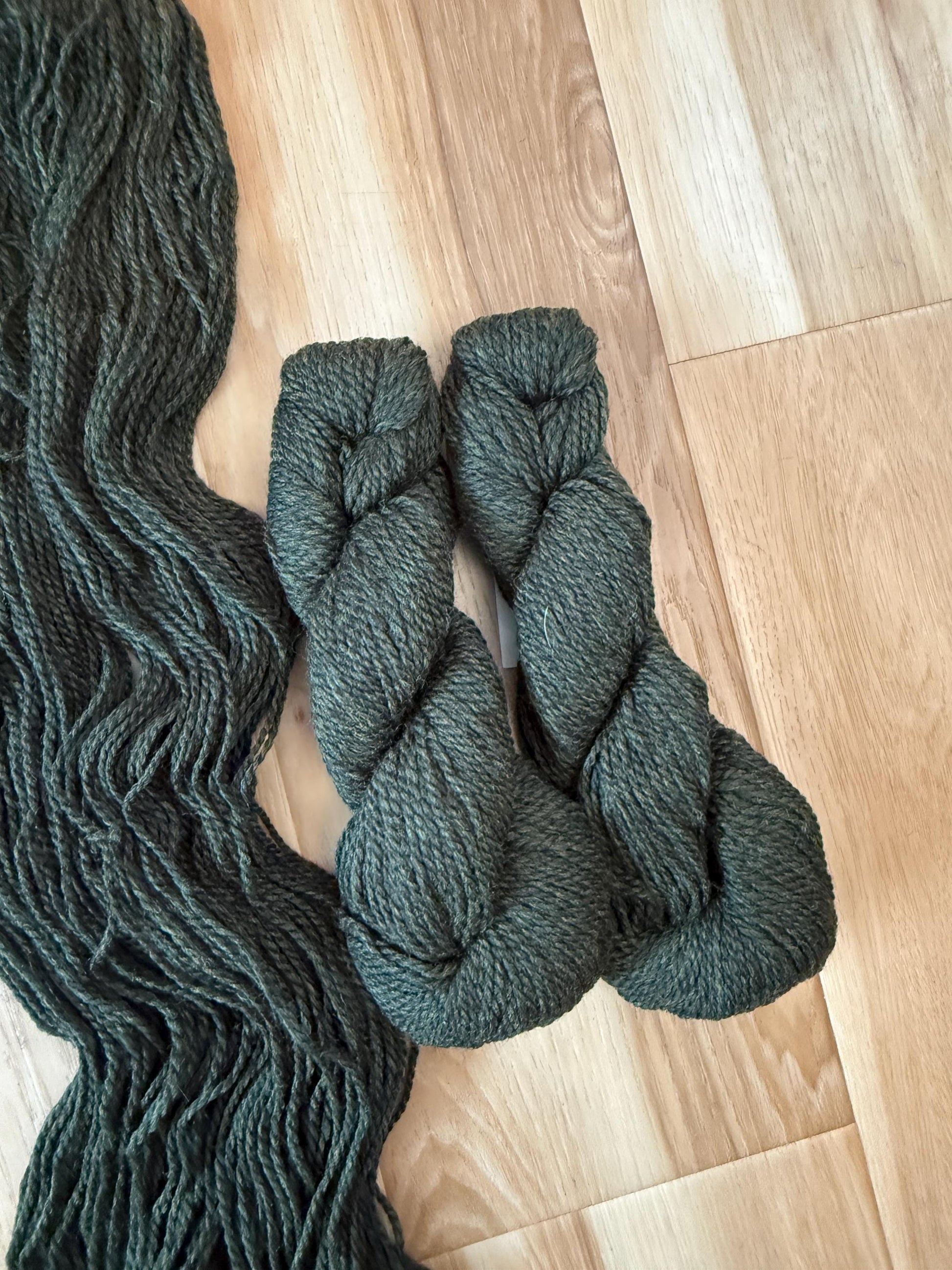 Blue Sky Fibers Highland Wool Yarn - Green yarn, wild thyme color 100% Peruvian Highland Wool, Worsted Weight Yarn
