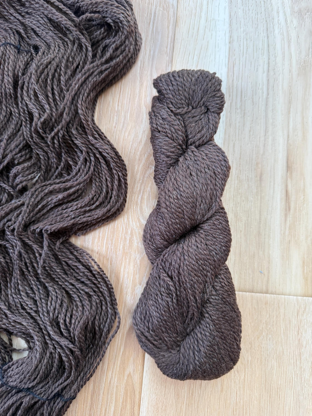 Blue Sky Fibers Highland Wool Yarn - dark brown, 100% Peruvian Highland Wool, Worsted Weight Yarn