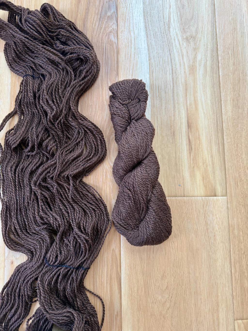 Blue Sky Fibers Highland Wool Yarn - dark brown, 100% Peruvian Highland Wool, Worsted Weight Yarn