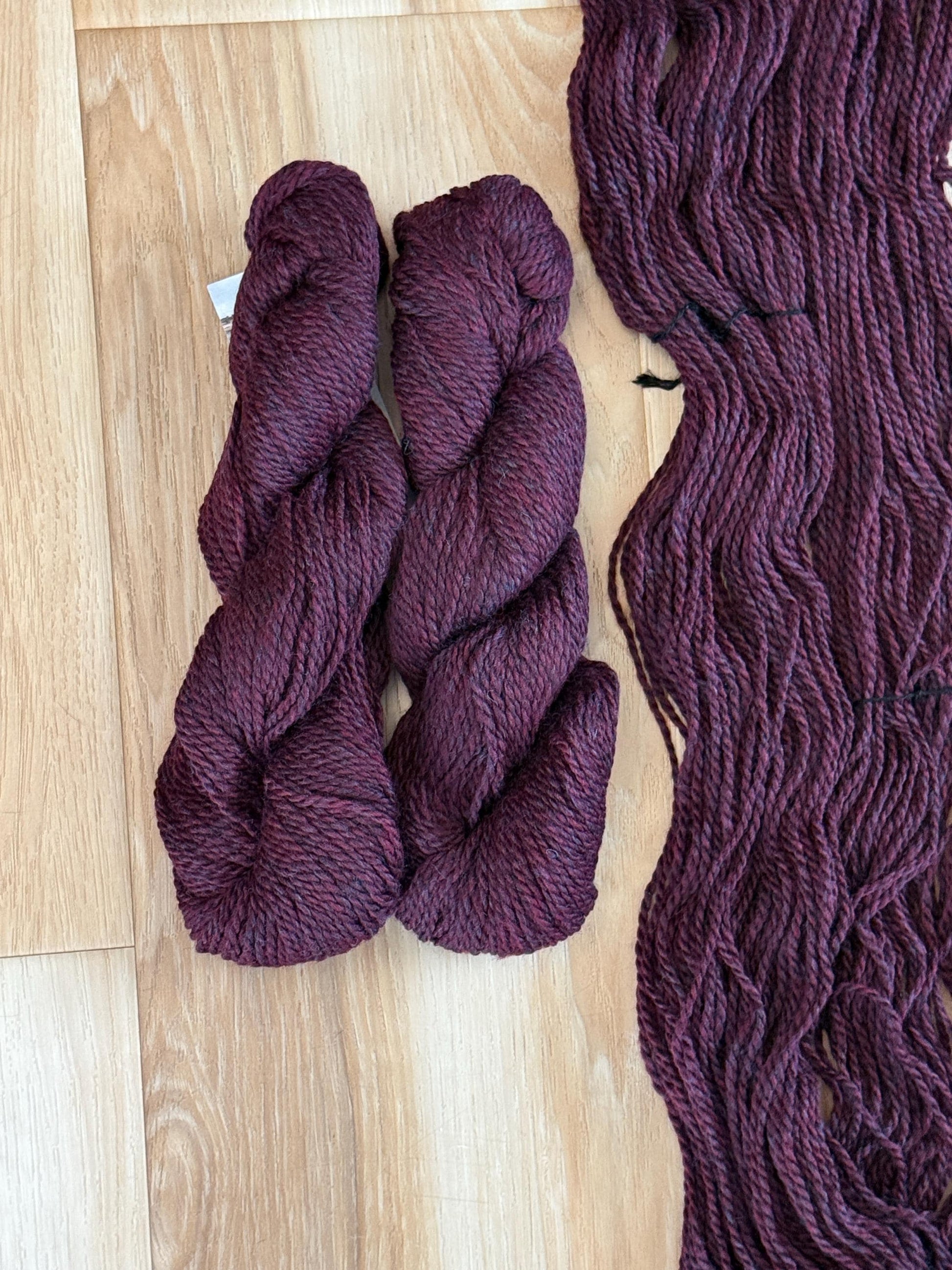 Blue Sky Fibers Highland Wool Yarn - Purple yarn, 100% Peruvian Highland Wool, Worsted Weight Yarn