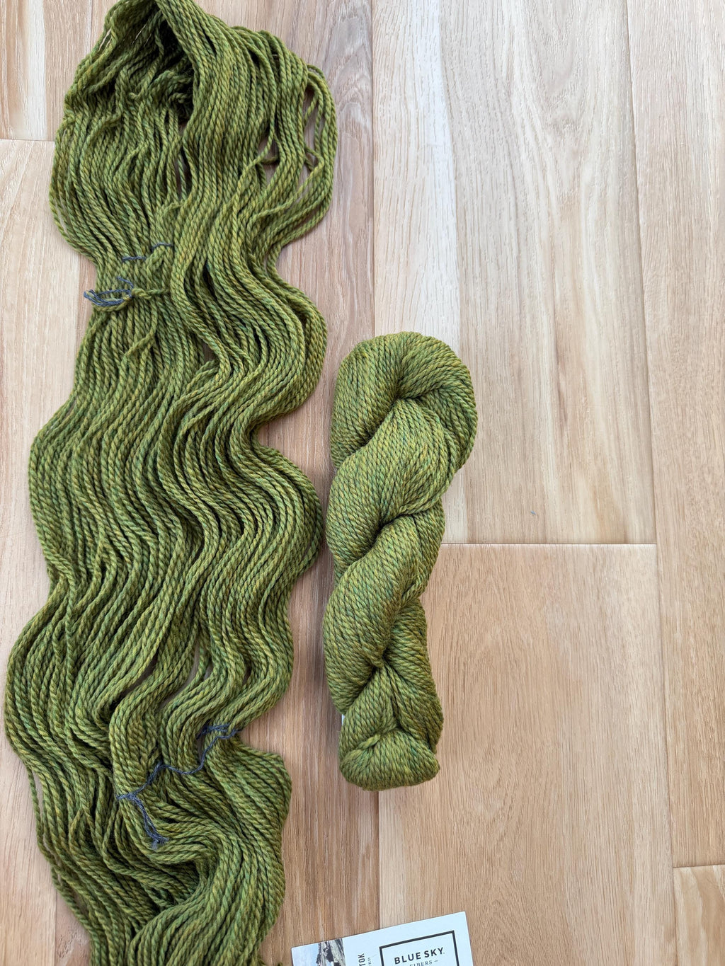 Blue Sky Fibers Highland Wool Yarn - green yarn, 100% Peruvian Highland Wool, Worsted Weight Yarn