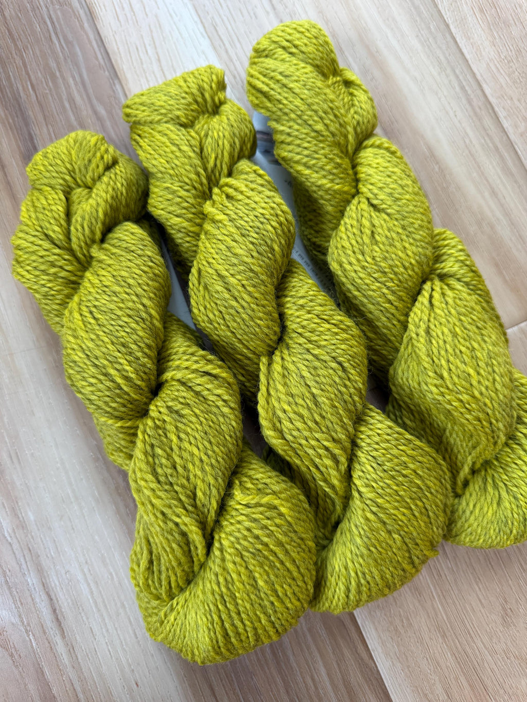 Blue Sky Fibers Highland Wool Yarn - yellow green Golden meadow yarn 100% Peruvian Highland Wool, Worsted Weight Yarn