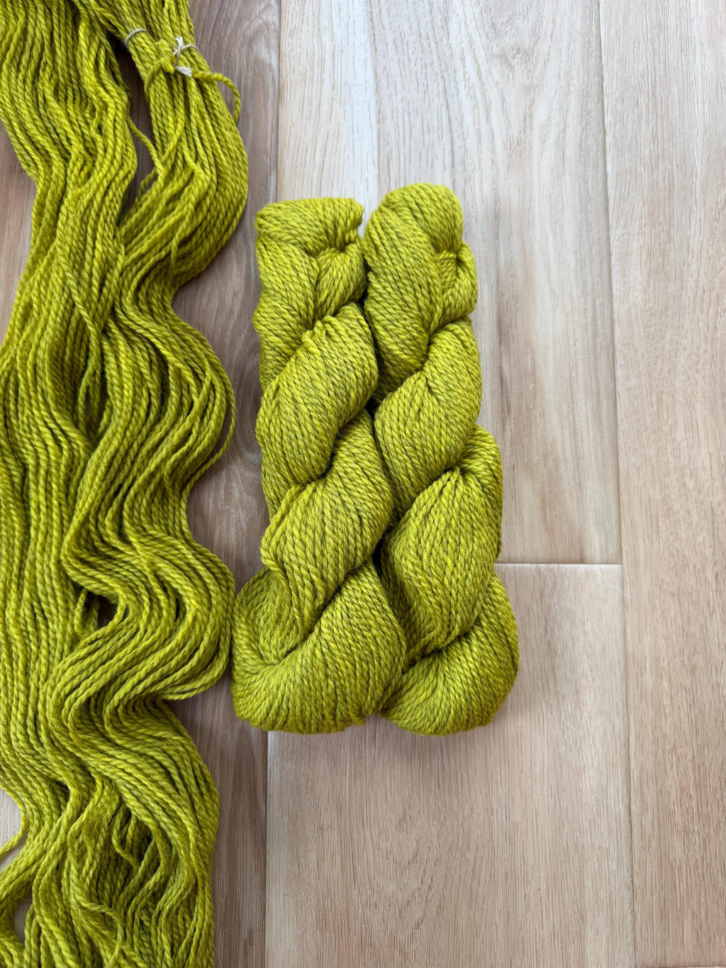 Blue Sky Fibers Highland Wool Yarn - yellow green Golden meadow yarn 100% Peruvian Highland Wool, Worsted Weight Yarn