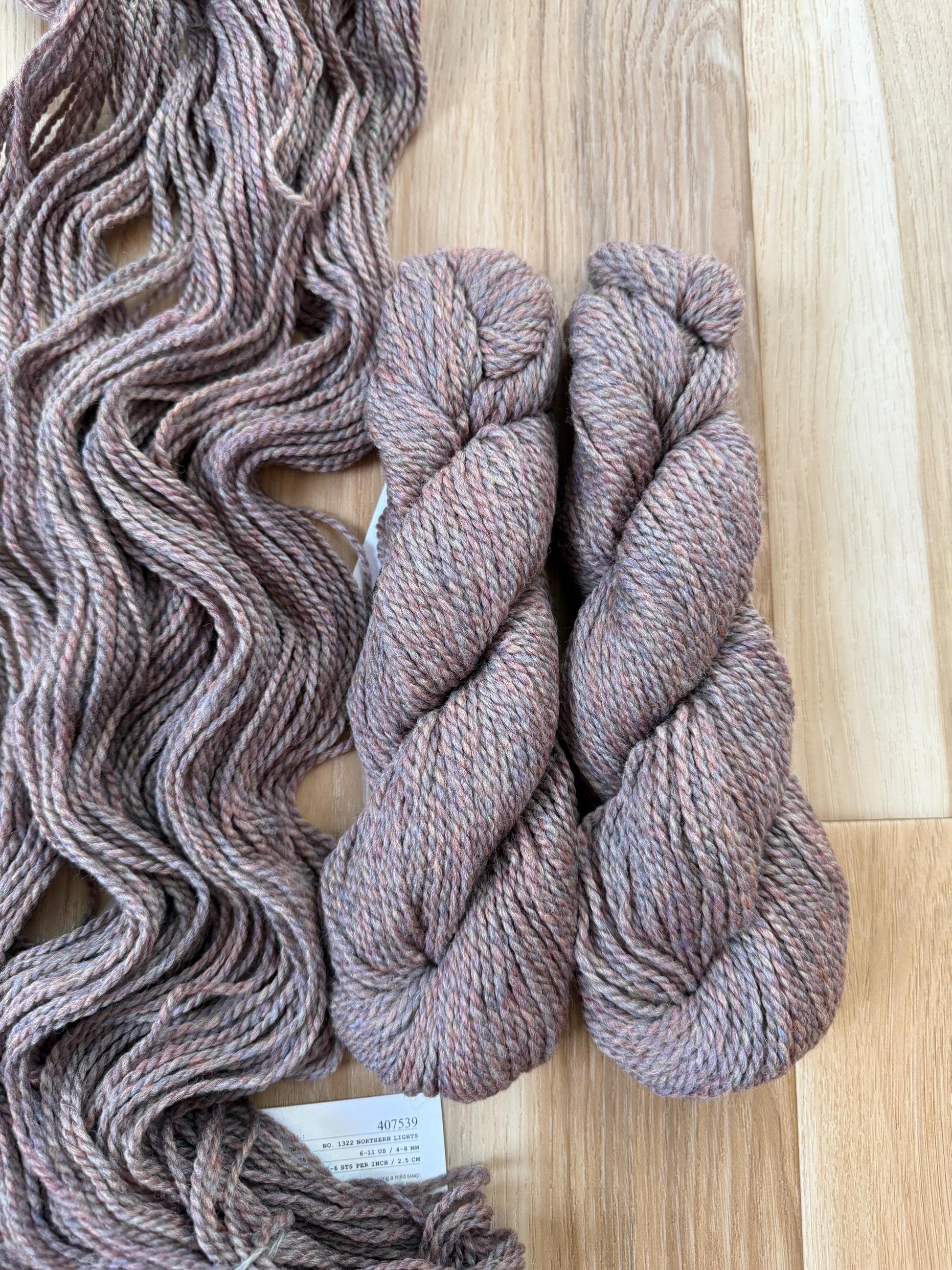 Blue Sky Fibers Highland Wool Yarn - Northern lights brown yarn 100% Peruvian Highland Wool, Worsted Weight Yarn