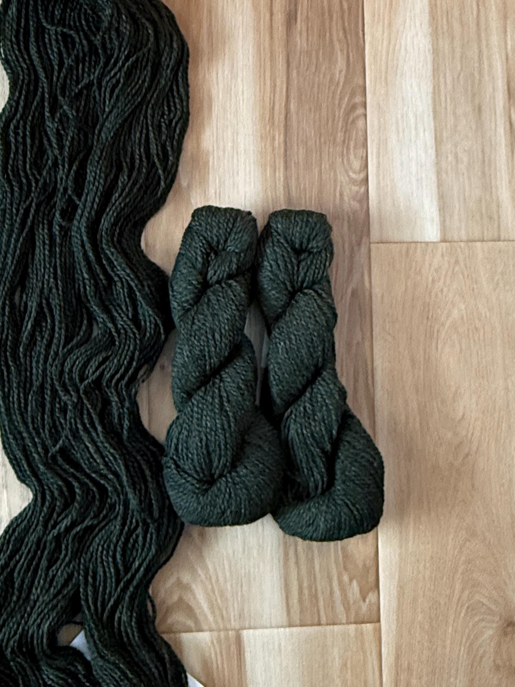 Blue Sky Fibers Highland Wool Yarn - Green yarn, wild thyme color 100% Peruvian Highland Wool, Worsted Weight Yarn