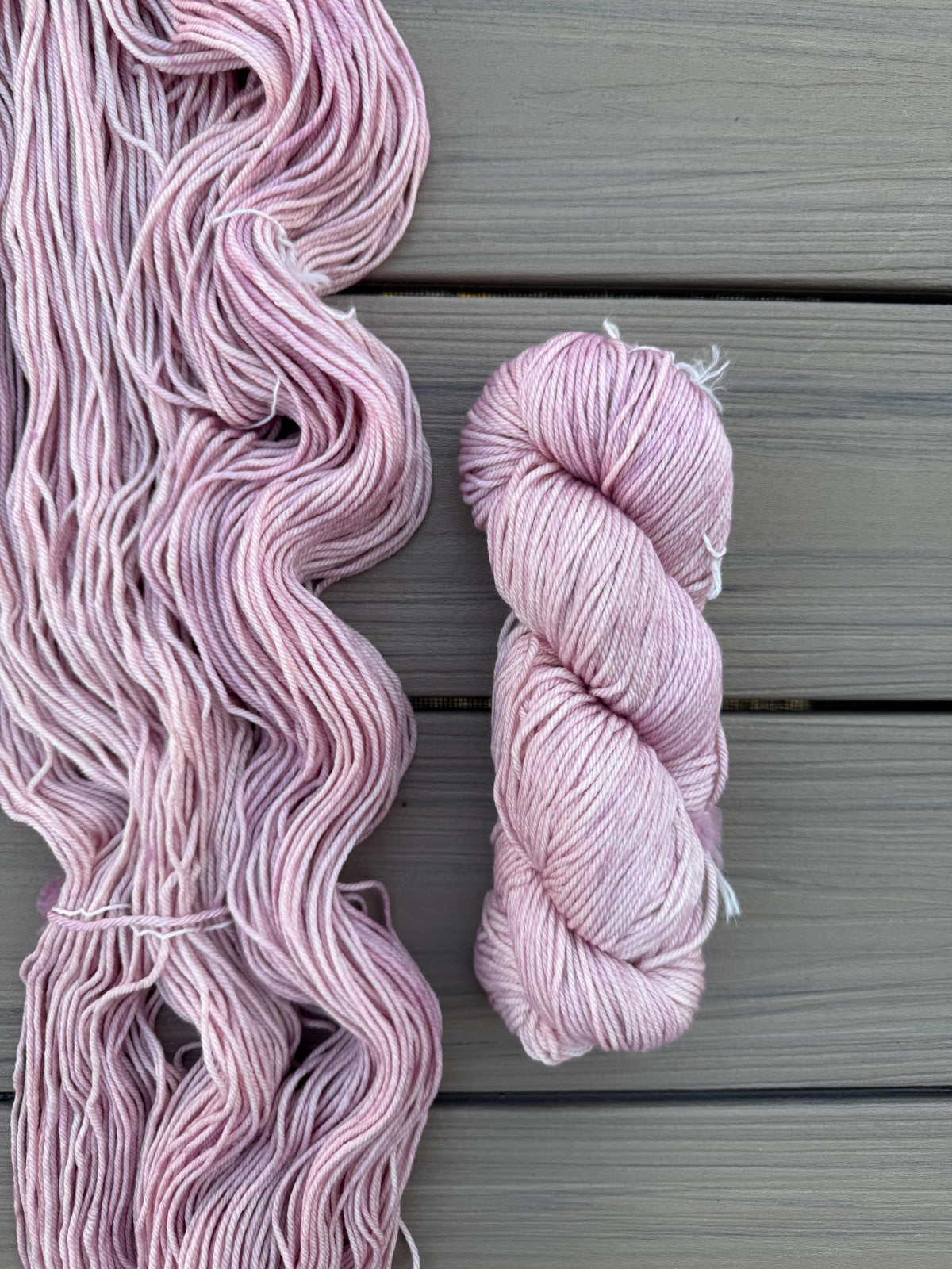 Malabrigo Rios Valentina light pink yarn – Worsted Weight Superwash Merino Wool, Hand Dyed Soft Yarn