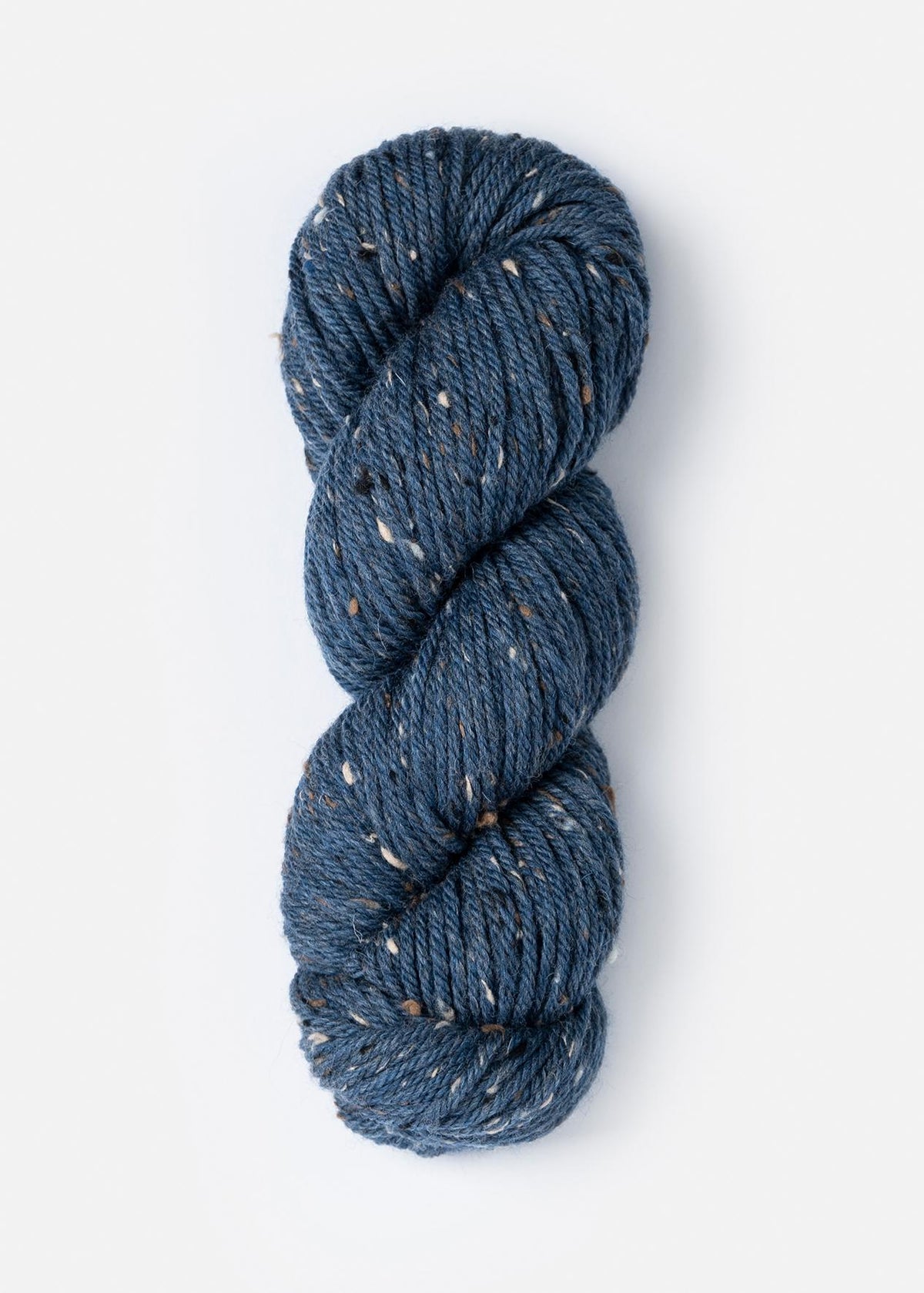 Blue Sky Fibers Woolstok Tweed -Blue Lichen fine highland wool blue tweed yarn aran weight