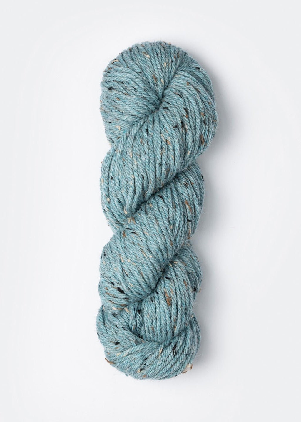 Blue Sky Fibers Woolstok Tweed - Lake View fine highland wool light blue tweed yarn aran weight