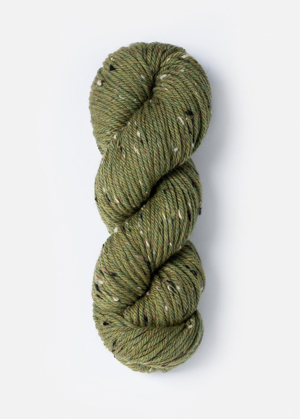 Blue Sky Fibers Woolstok Tweed -Fern Frond fine highland wool green tweed yarn aran weight