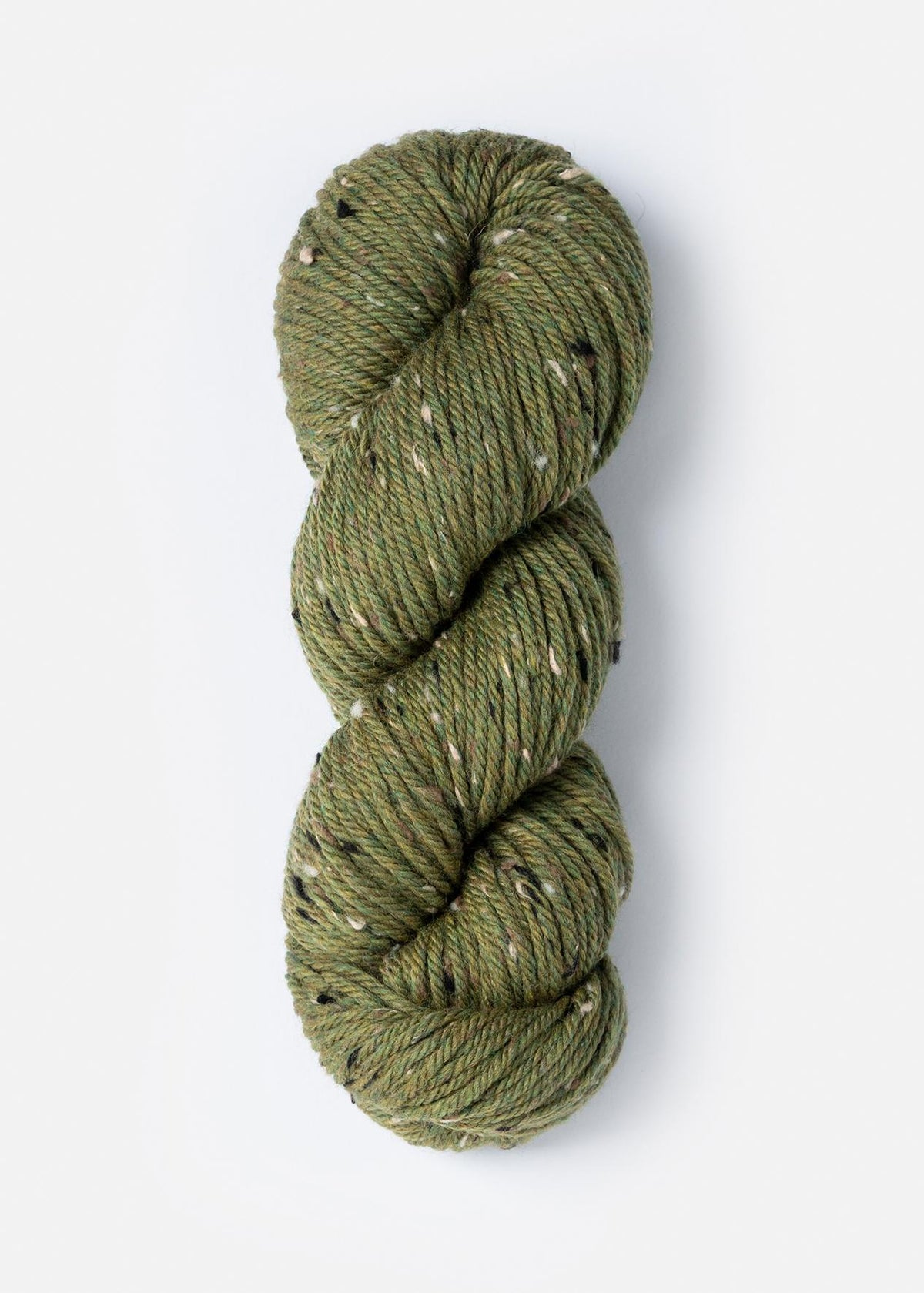 Blue Sky Fibers Woolstok Tweed -Fern Frond fine highland wool green tweed yarn aran weight