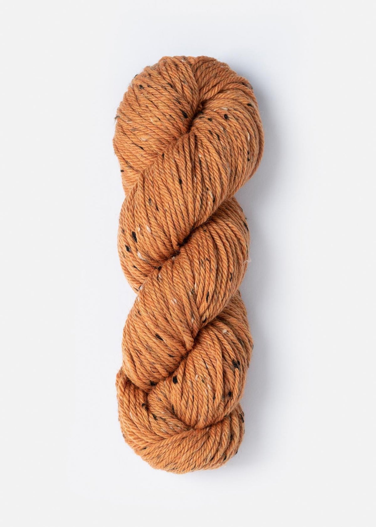 Blue Sky Fibers Woolstok Tweed -Riger Lily fine highland wool orange tweed yarn aran weight