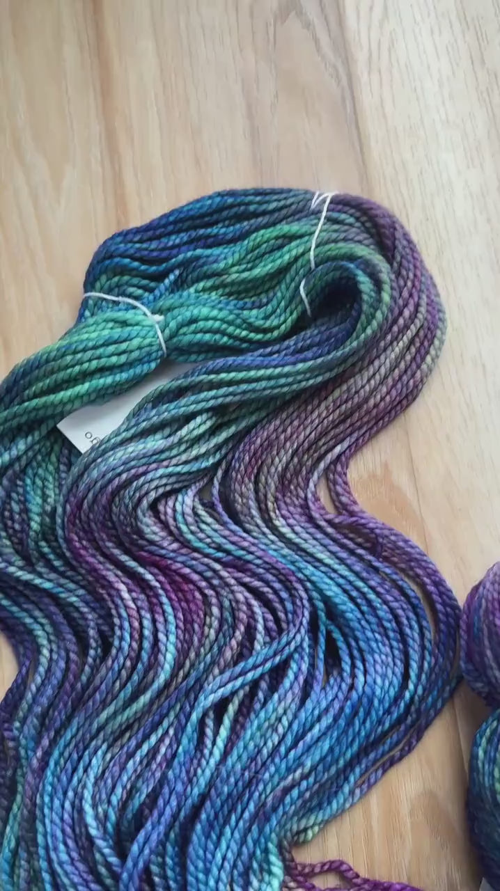 Malabrigo Vientos Indonesia merino wool hand dyed yarn - color Indonesia