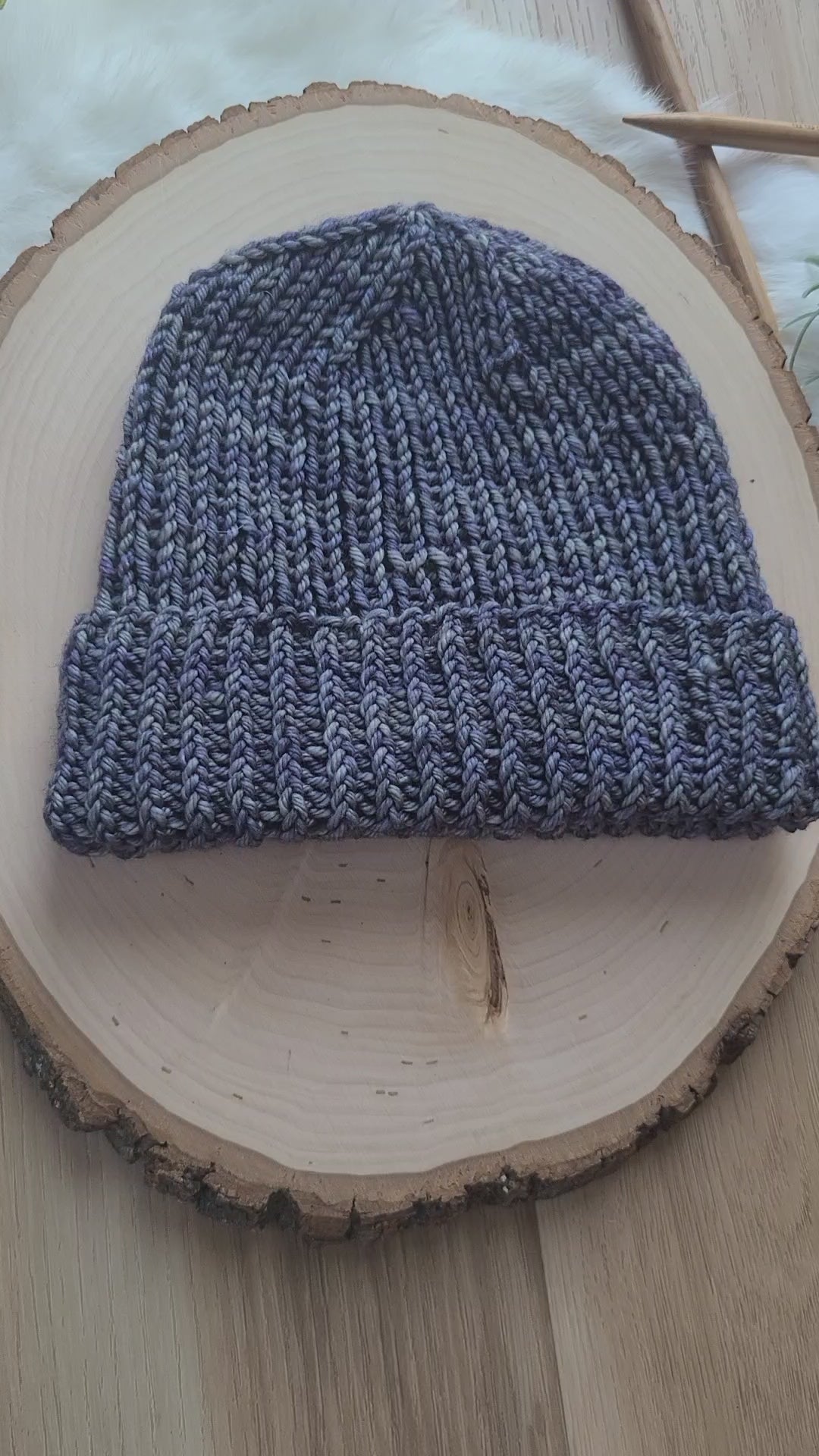 Winter Lake merino wool beanie