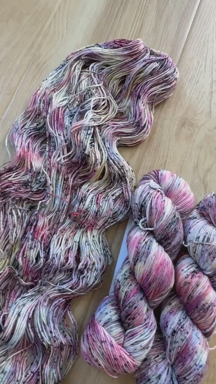 Malabrigo wool sock yarn - Gloria color, ultimate sock yarn