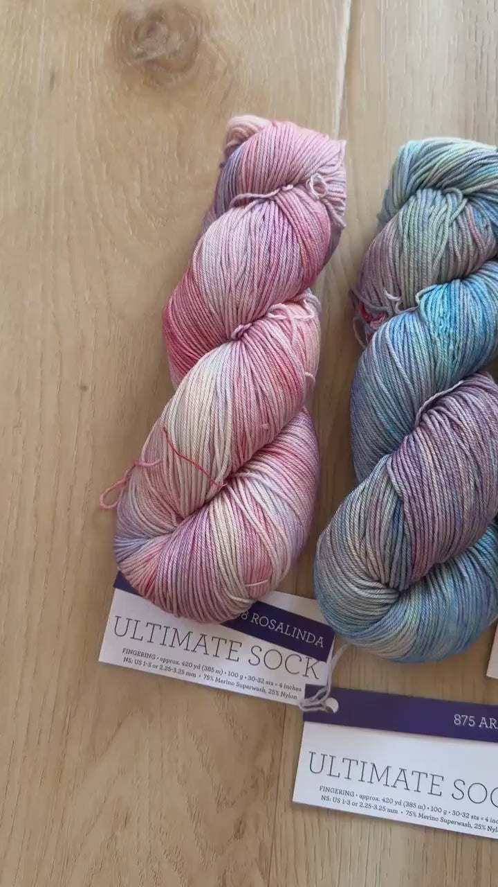 Malabrigo wool sock yarn - durable sock yarn