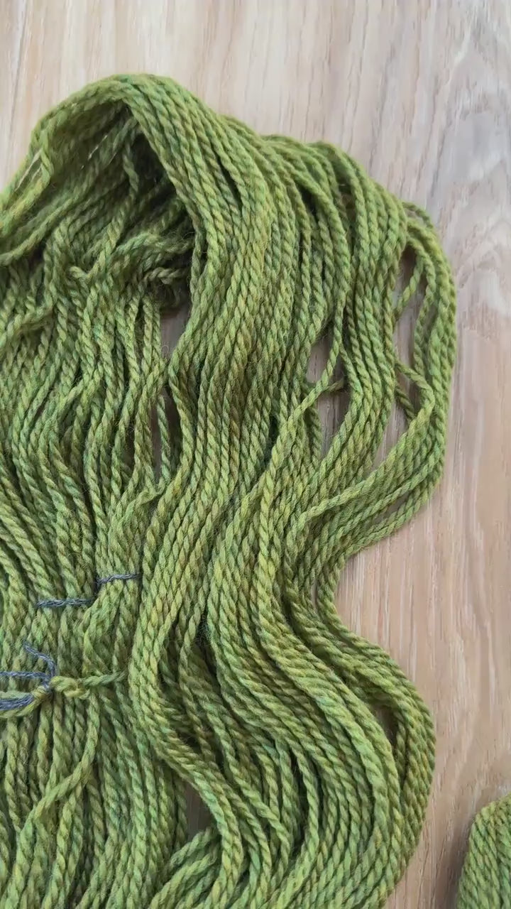 Blue Sky Fibers Highland Wool Yarn - green yarn, 100% Peruvian Highland Wool, Worsted Weight Yarn