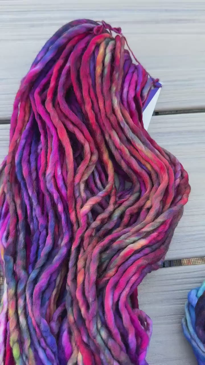 Malabrigo Rasta anniversario yarn, multicolor super bulky merino wool yarn